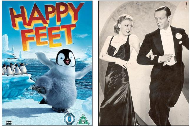 Meet the real Happy Feet! Baby penguin can't contain his excitement as