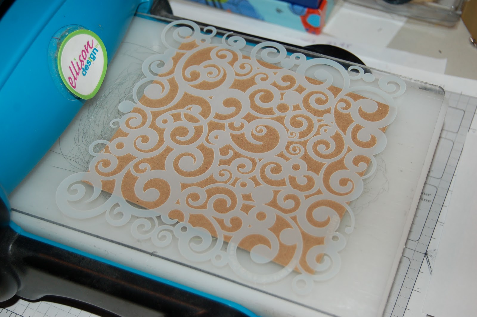 Danni's Dreams Dry Embossing with brass stencils and Crafter's
