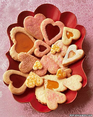 Shortbread Valentine Cookies