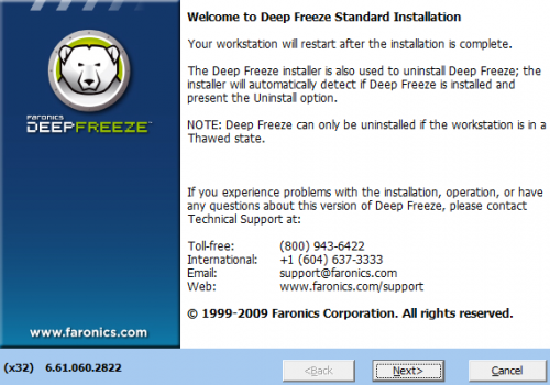 Deep Freeze 7000203172 Remove Password