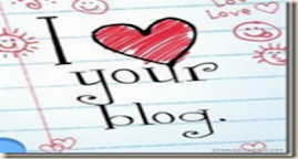 I love your blog award