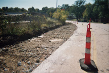 Pavement cut on Berthold Avenue