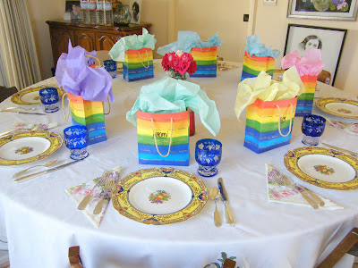 birthday table arrangements