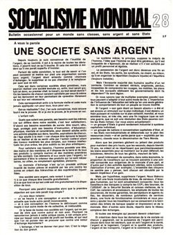 Une société sans argent