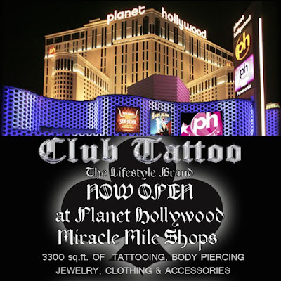 The new Club Tattoo store in Planet Hollywood opens today! The new Club Tattoo store in Planet Hollywood opens today!