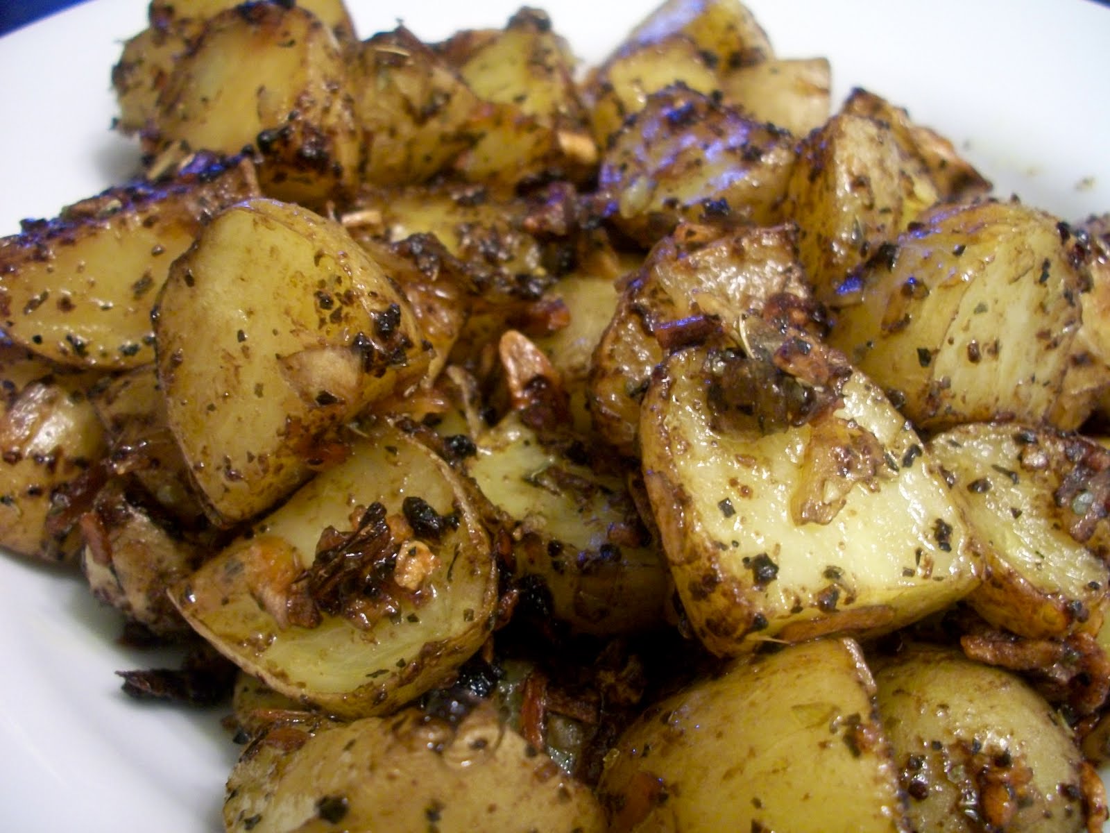Brooke Bakes Oven Roasted Onion Potatoes