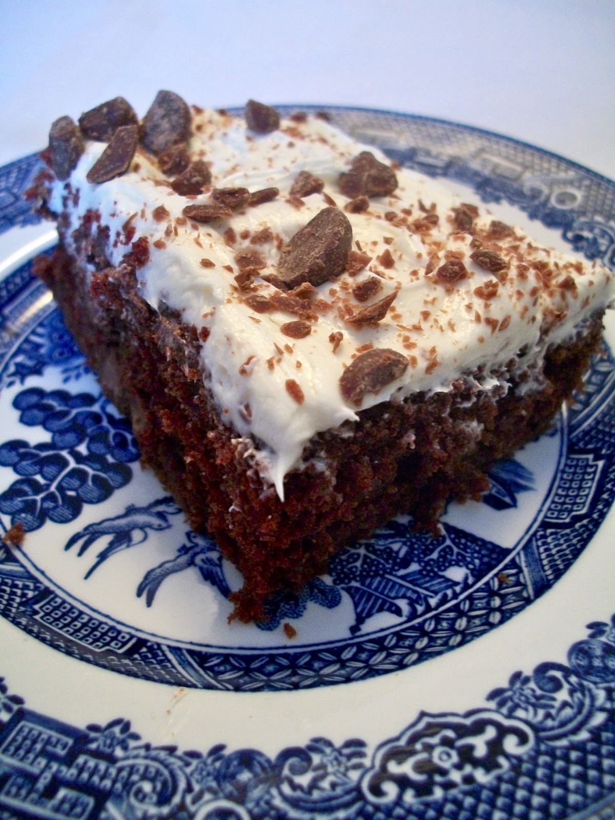 Brooke Bakes Creme de Cacao Chocolate Cake