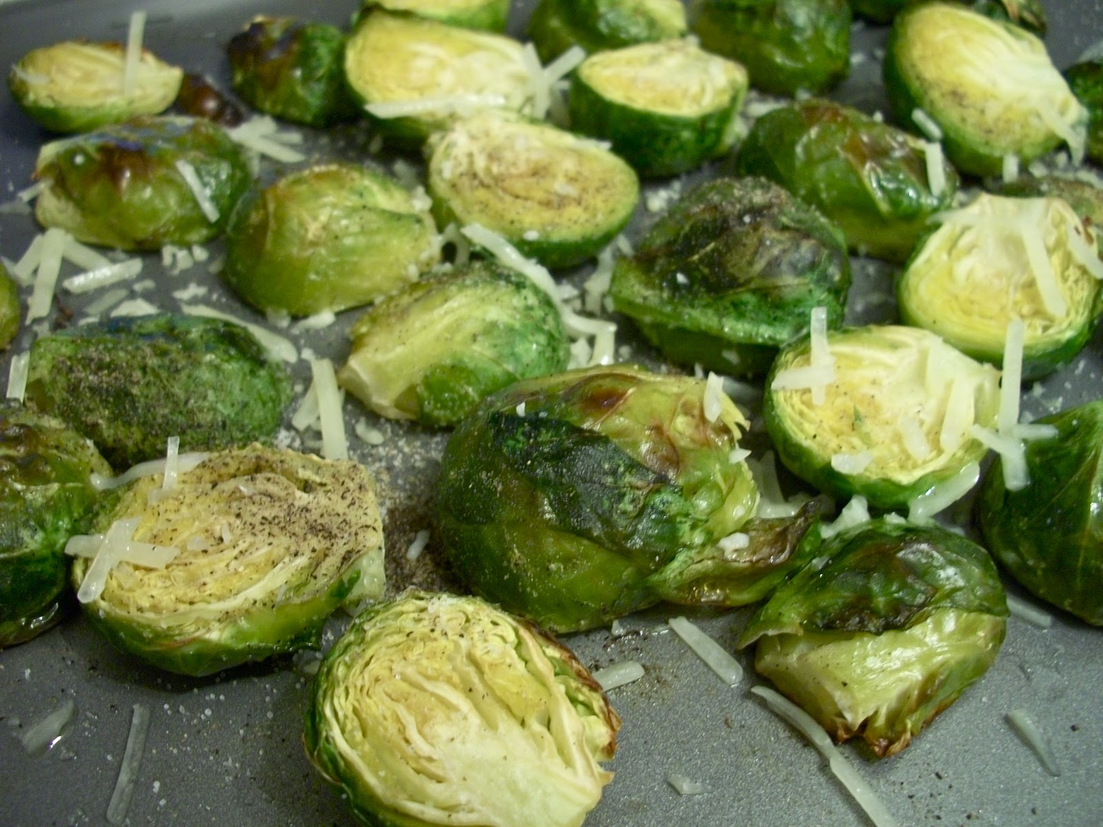Brooke Bakes Oven Roasted Brussel Sprouts