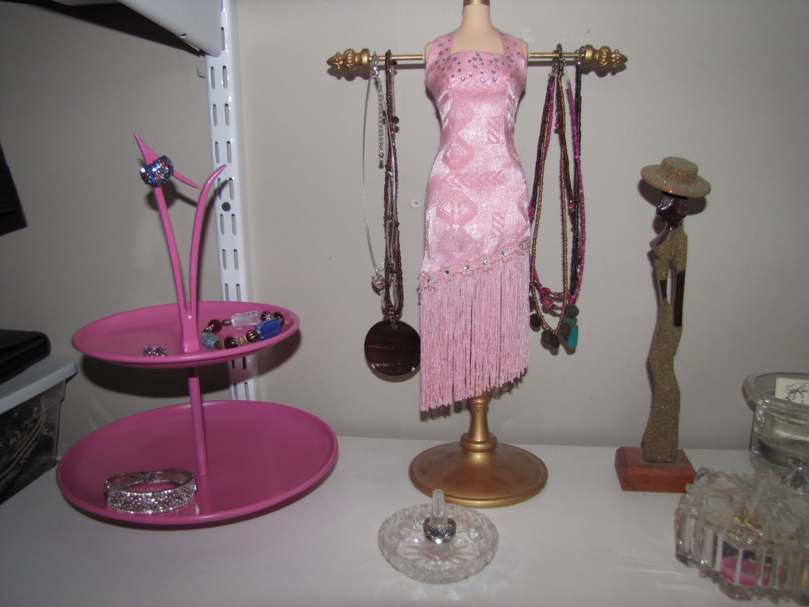Sustainably Chic Designs DIY Jewelry Holder 2 Tier Stand
