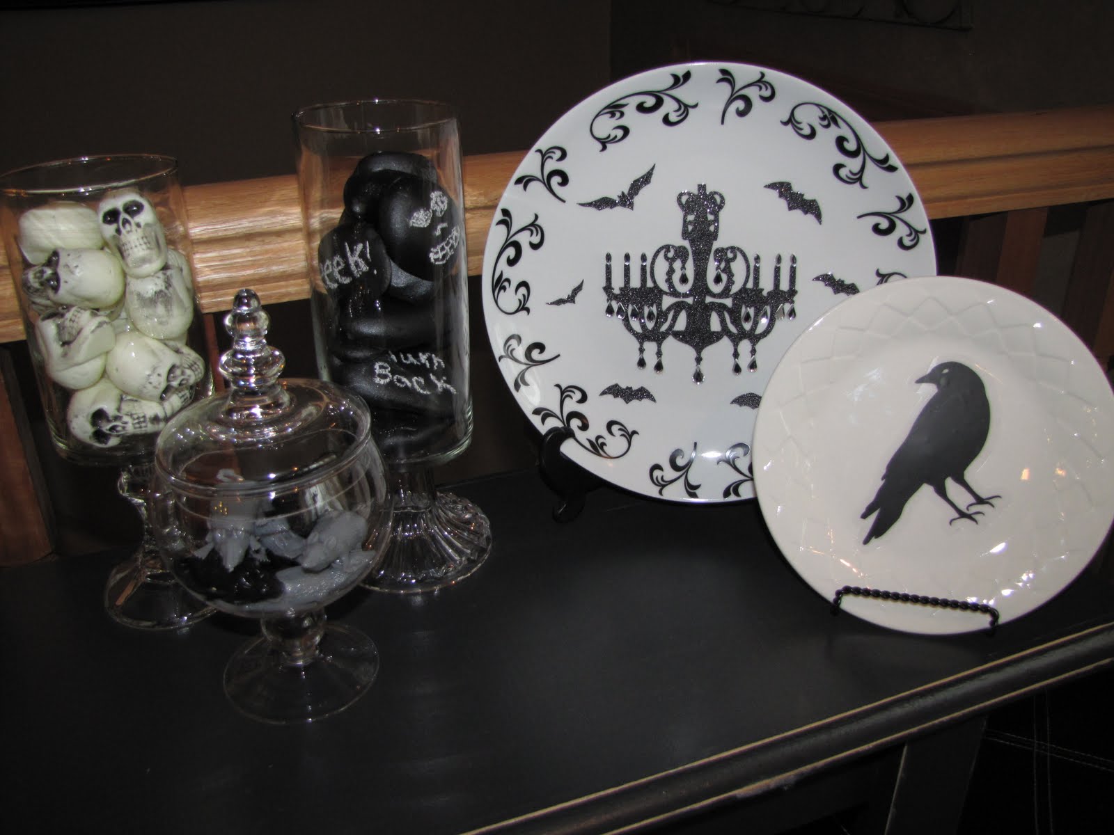 Sustainably Chic Designs Spookathon Dollar Tree Halloween Plates
