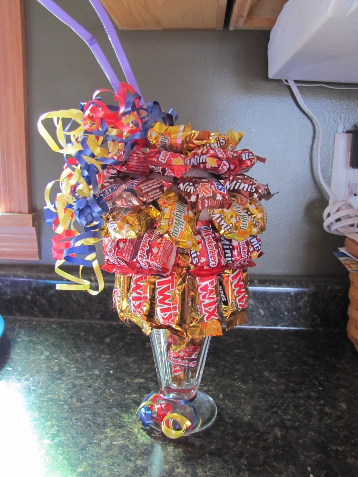 Sustainably Chic Designs Ice Cream Sundae Candy Bouquet Gift