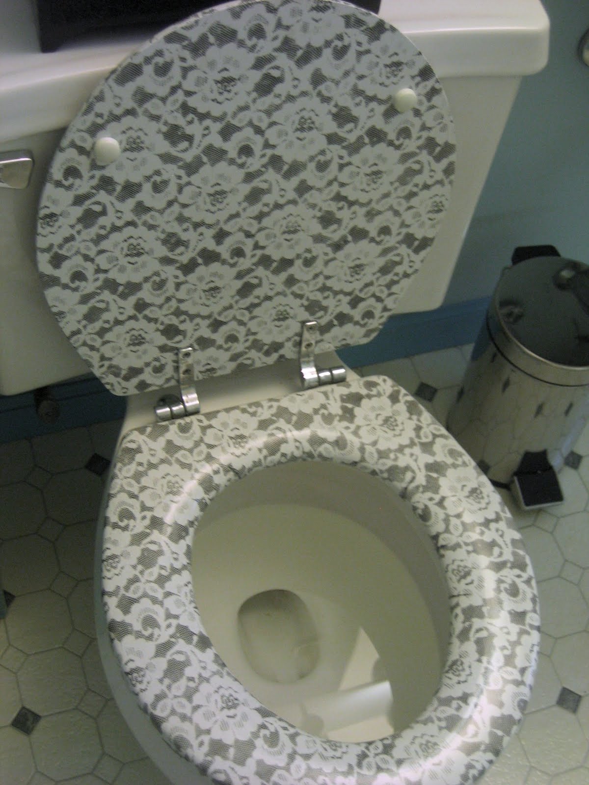 on the verge of snapping Toilet Seat/Cover ReVamp
