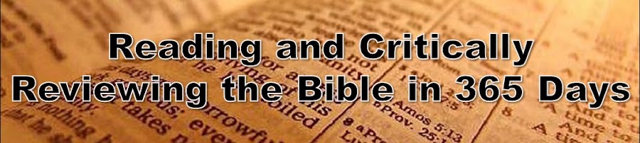 Reading and Critically Reviewing the Bible in 365 Days