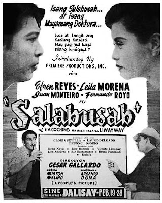 salabusab 1954 starring efren reyes leila morena juan johnny monteiro