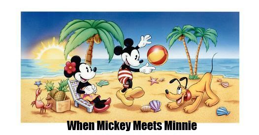 When Mickey meets Minnie