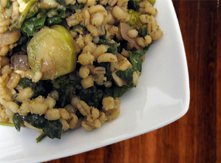 barley and sesame tofu stir-fry from Lorna Sass's Whole Grains Every Day, Every Way barley and sesame tofu stir-fry from Lorna Sass's Whole Grains Every Day, Every Way