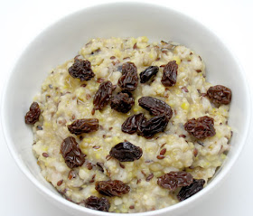 Crock pot mixed grain porridge, adapted from Not Your Mother's Slow Cooker Cookbook