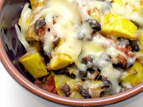 Yellow squash and black bean saute recipe