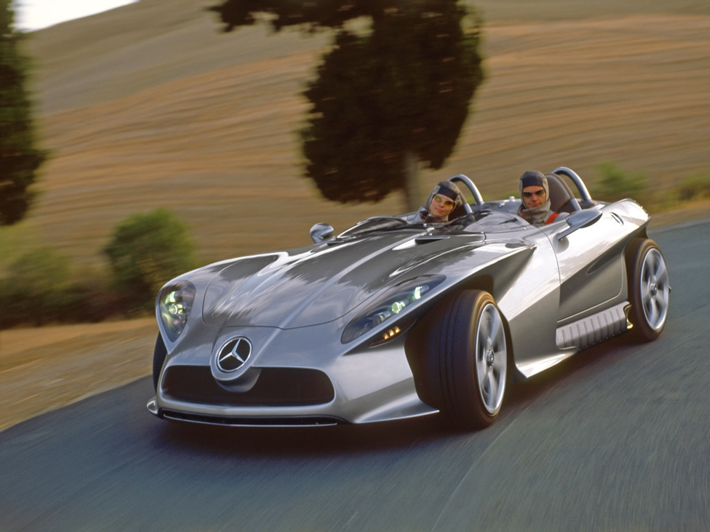 AUTOMOVEL V8 V10 V12 V16 MERCEDES BENZ SLR STIRLING MOSS PRATEADA