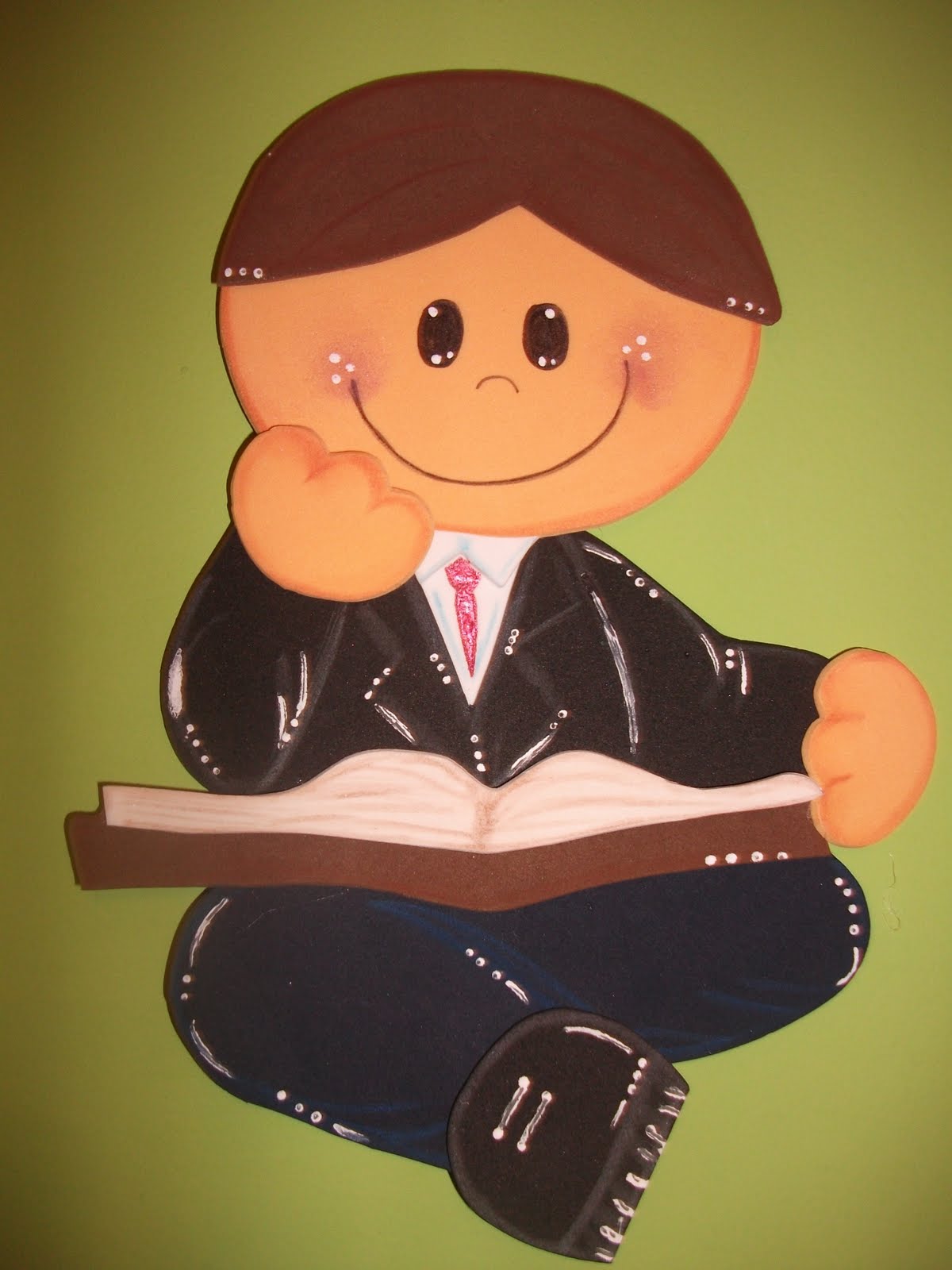 muñecos de foami escolares