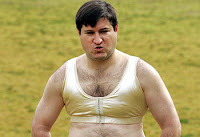 guys wearing sports bras