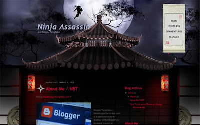 Ninja Assassin Blogger Template