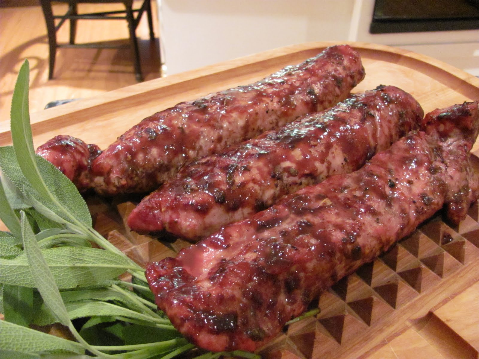 Grilled Pork with Plum Sauce That Skinny Chick Can Bake