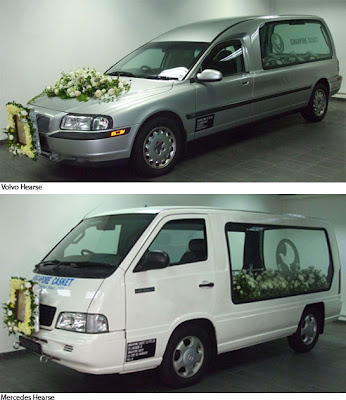 the above image is of the a couple of the hearses that can be used off 