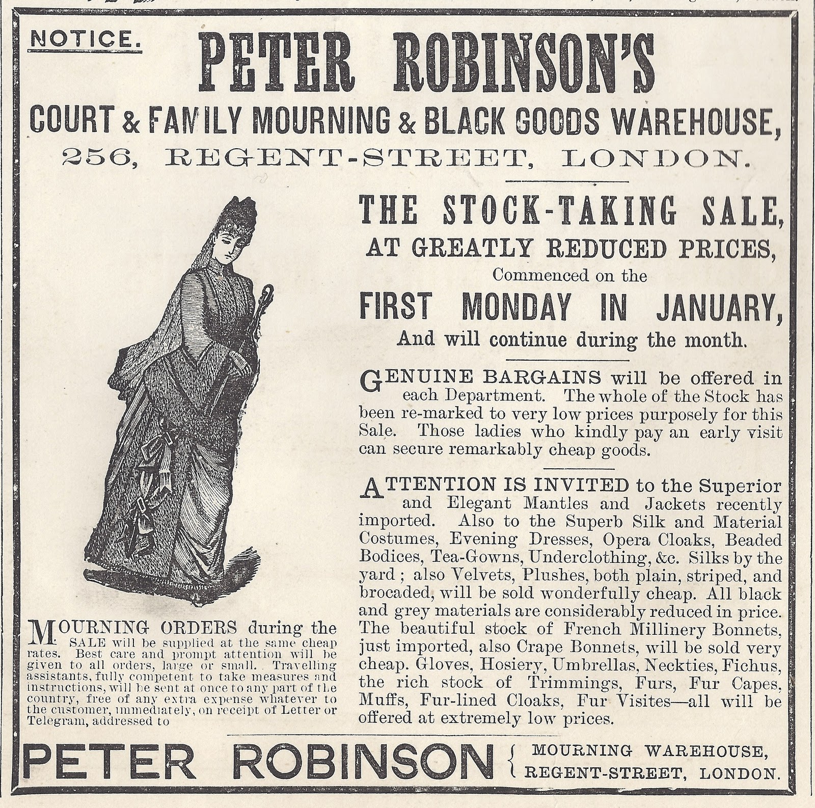 The Family Recorder Shopping Saturday Mourning her