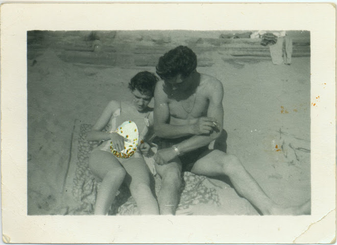 Mes parents sur la plage