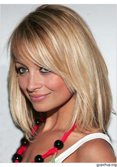 some celeb hairstyle research and stumbled on Nicole Richie's long bob.