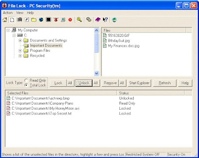 pc security file lock