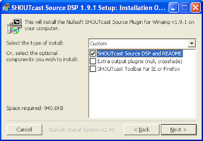 shoutcast setting 3