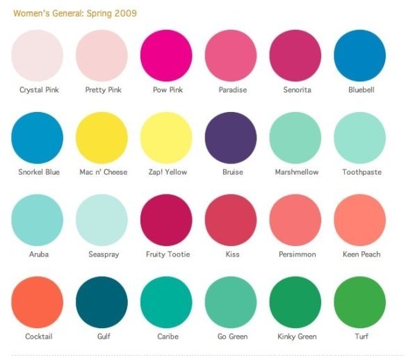 lulu lemon colors