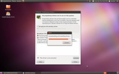 Релиз Linux-дистрибутива Ubuntu Super OS 10.10 800px-Additional_Drivers_screenshot_3