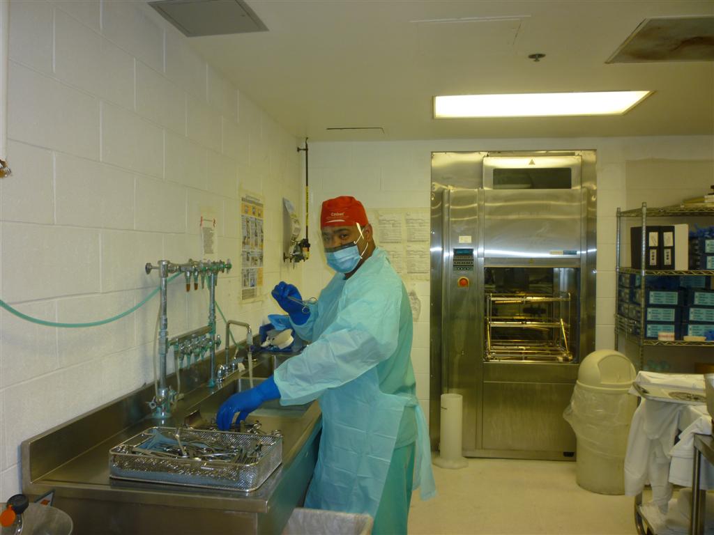 Yes, That's My Hand in Your Abdominal Cavity. MIcrobiology and Sterile