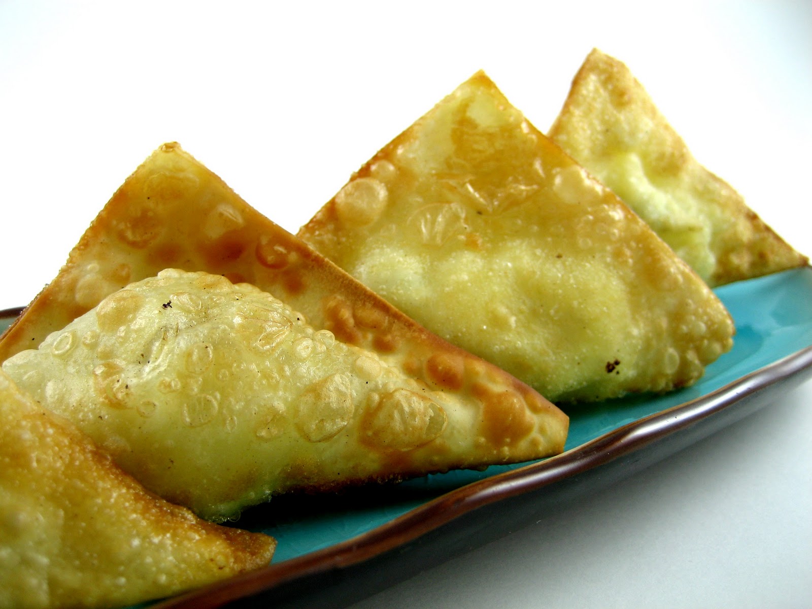 Homestyle Vegetarian Cooking Fried Cream Cheese Wontons