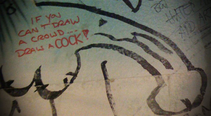 IF YOU CAN'T DRAW A CROWD, DRAW A COCK