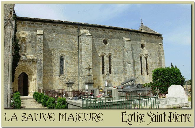 Eglise Saint Pierre de la Sauve Majeure en Gironde