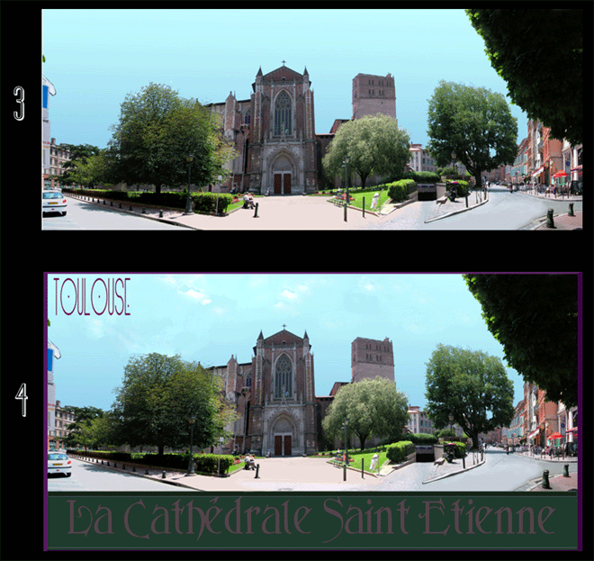 Phases de Montage de la Cathédrale Saint Etienne 3 et 4