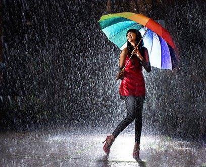 பிடிக்காமல் போன மழையும் குடையும்.... Girl+in+rain+with+umbrella