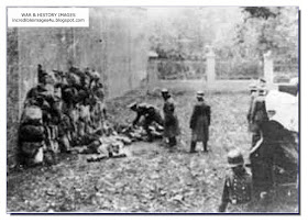 stacking dead bodies Einsatzgruppen Nazi Killing Squads