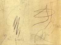 Dibujo de Joan Miró dedicado a Pío Muriedas