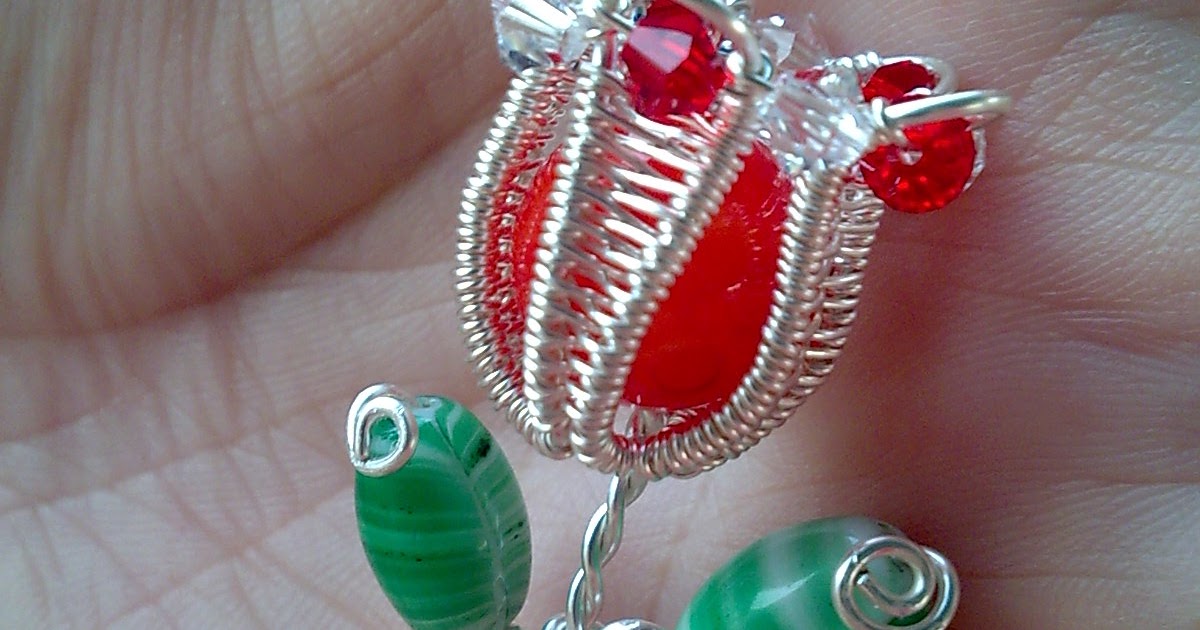 Emily Secret Passions Wire Wrapped Tulip