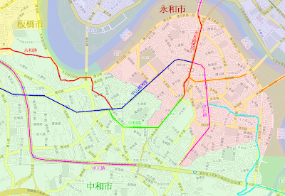 中和永和中和路永和路地圖