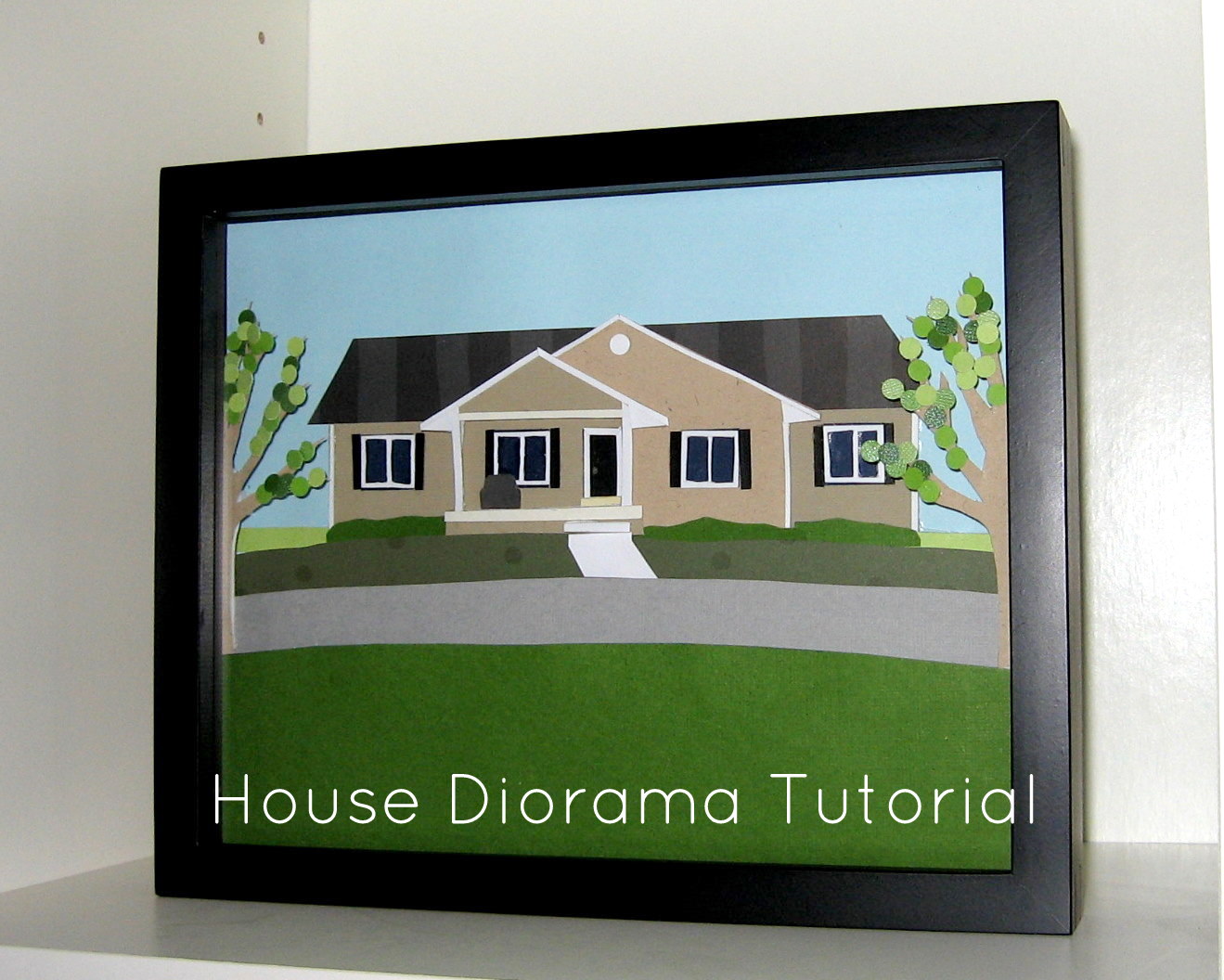 Pickup Some Creativity House Diorama Tutorial