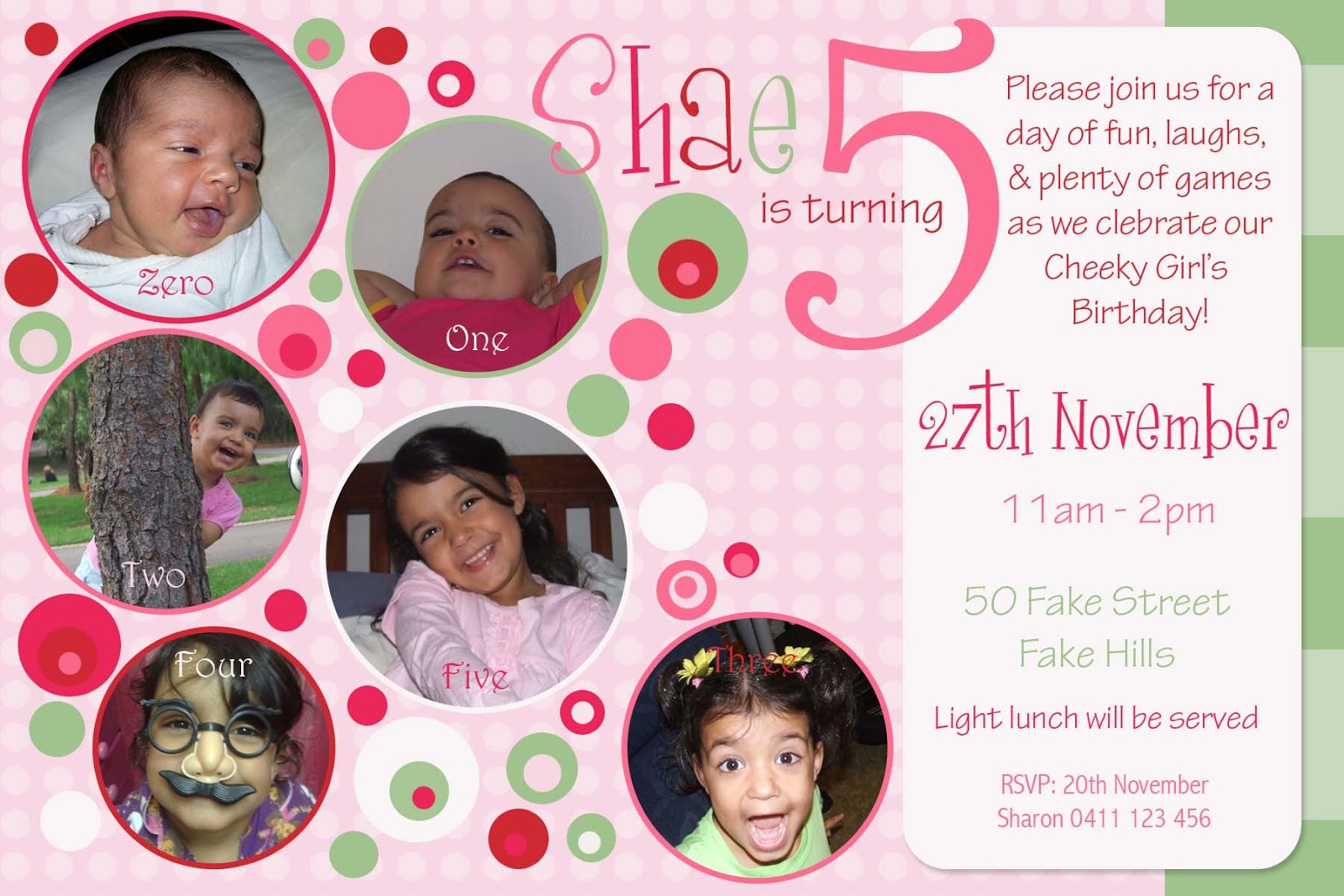 Birthday Invitation Design