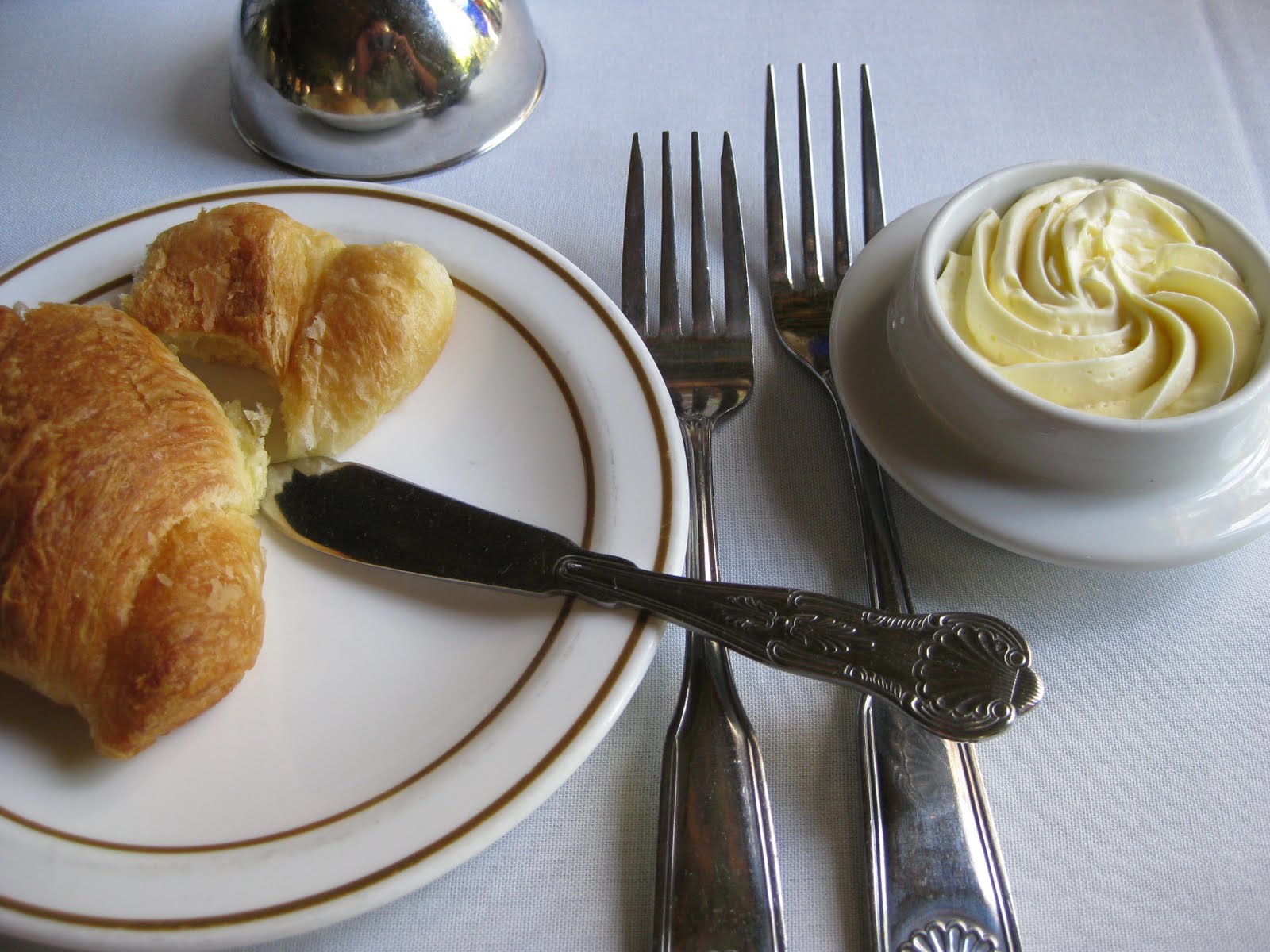 Warm croissants for breakfast Breakfast, Restaurant