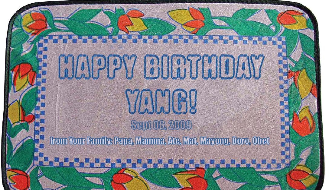 Sorsogueñews: HAPPY BIRTHDAY, YANG!