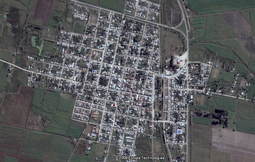 La Radio 102.5 Simoca Vista aerea de la ciudad de Simoca Tucuman